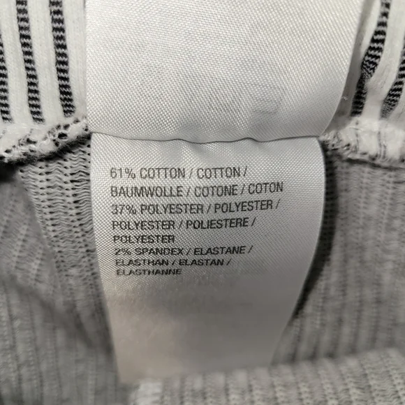 Denim&Co Blue and White Striped A-Line Skirt Size Medium - Picture 5 of 10